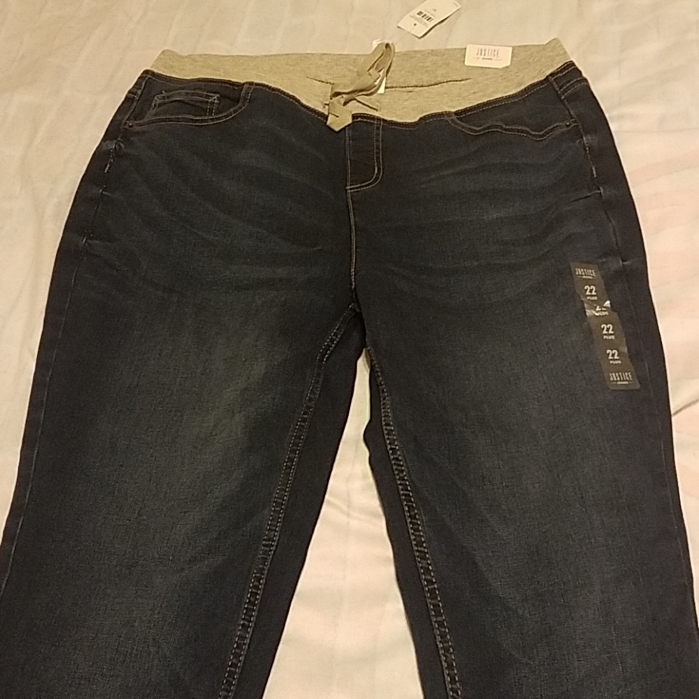 Justice Sz 22 Plus girls jeans